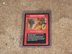 Star Wars Abssin Ornament & Woundad Wookiee Ccg Card - Image 1