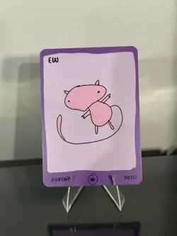 Pokenot Ew Mew #151- Dysfunctional Passholder Pokenots 151 Card - Image 1