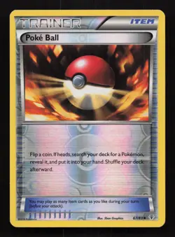 Pokemon Card Poke Ball Generations Reverse Holo 67/83 Near Mint - Image 1
