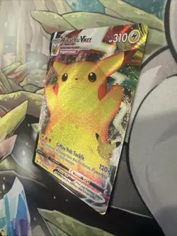 Pikachu VMAX Alternate Stamped 25th SWSH062 Black Star Promo Pokemon Card NM/M - Image 3