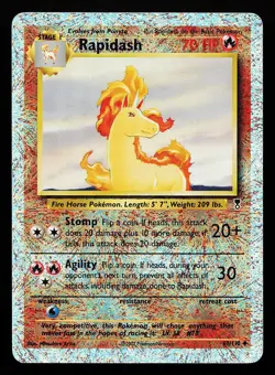 Rapidash 60/110 Reverse Holo Legendary Collection Pokemon Card - Image 1