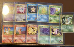 Vintage Pokemon Card Lot of 11 Gym Heroes Gym Challenge Base Set - Image 1
