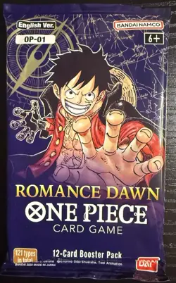 One Piece TCG : Romance Dawn Booster Pack OP-01 English OP01 New Sealed NIP - Image 1