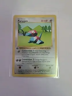 Porygon 39/102 Base Set Shadowless 1st Edition 1999 Pokemon Card - Image 1