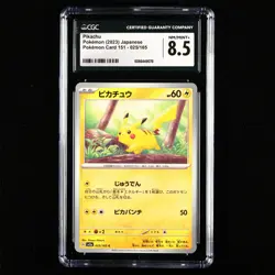 CGC NM/MINT+ 8.5 Nintendo 2023 Pokemon PTCG JPN . card- Pikachu - Image 1