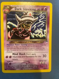 Pokemon Card Dark Slowking 20/105 Neo Destiny Non Holo Rare WOTC - Image 1