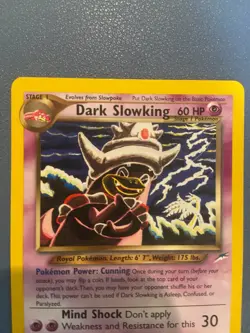 Pokemon Card Dark Slowking 20/105 Neo Destiny Non Holo Rare WOTC - Image 3