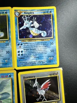 Vintage Pokemon 10 Card Holo Lot Typhlosion Skarmory Lapras - Image 4
