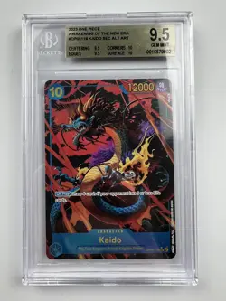 BGS 9.5 Kaido OP05-118 SEC Alternate Art Awakening of the New Era One Piece Card - Image 1