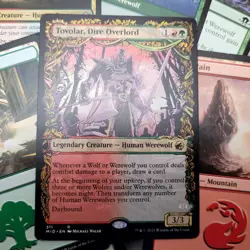 Fancy WEREWOLVES WOLF Twilight Rare Complete COMMANDER DECK. ALL 100 Magic Cards - Image 1