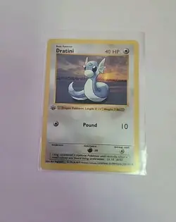 Dratini 26/102 1st Edition - Base Set Shadowless - Pokemon TCG Card - Image 1