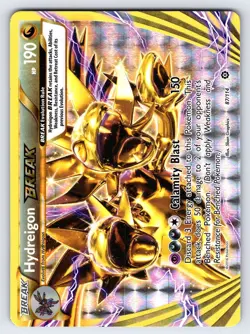 Hydreigon BREAK 87/114 2016 XY Steam Siege Pokemon Card TCG Ultra Rare Holo VLP - Image 1