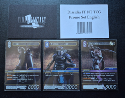 Final Fantasy Dissidia Promo Card Set of 3 Pack Fresh - Image 1