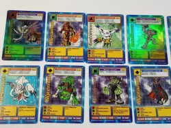 Vintage 1999 Digimon Card Lot of 9 Cards with Holos - Image 3