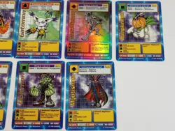 Vintage 1999 Digimon Card Lot of 9 Cards with Holos - Image 4