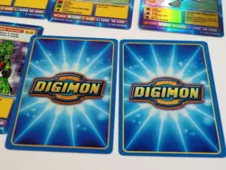 Vintage 1999 Digimon Card Lot of 9 Cards with Holos - Image 5