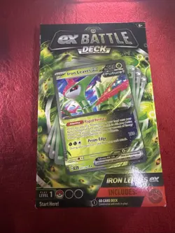 POKEMON TCG IRON LEAVES EX BATTLE DECK FACTORY SEALED 60 cards 🔥🔥🔥 - Image 1