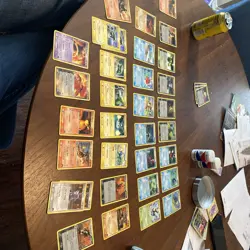 Team Magma vs Team Aqua Lot of 33 Pokemon Cards - Image 1