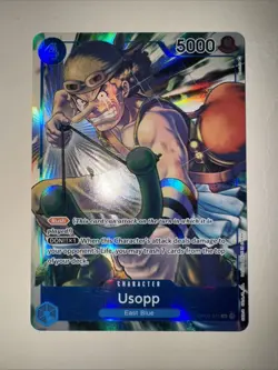 Usopp OP03-041 Pillars of Strength Foil SR AA Alt Art One Piece Card Game Eng - Image 1