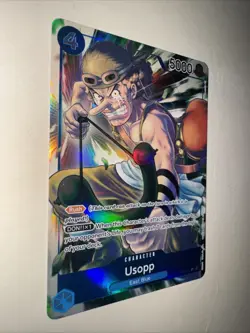 Usopp OP03-041 Pillars of Strength Foil SR AA Alt Art One Piece Card Game Eng - Image 2