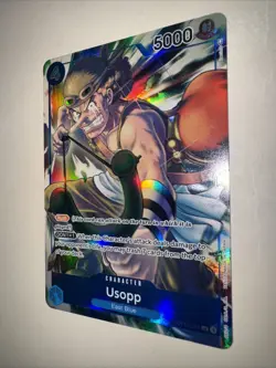 Usopp OP03-041 Pillars of Strength Foil SR AA Alt Art One Piece Card Game Eng - Image 3