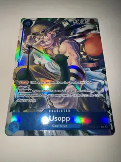 Usopp OP03-041 Pillars of Strength Foil SR AA Alt Art One Piece Card Game Eng - Image 4