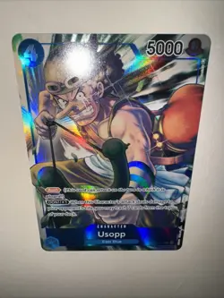 Usopp OP03-041 Pillars of Strength Foil SR AA Alt Art One Piece Card Game Eng - Image 5