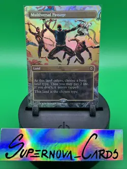 Multiversal Passage 0206 Foil Borderless Marvels Spider-Man - Image 1