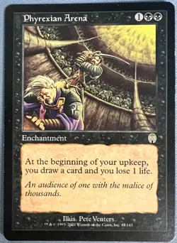 Phyrexian Arena 47/143 - MTG Magic The Gathering Apocalypse - Lightly Played LP - Image 1