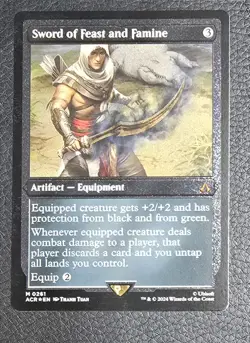 Sword of Feast and Famine (Foil Etched) Universes Beyond: Assassin's Creed Foil - Image 1