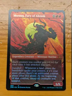 MTG Moraug, Fury of Akoum 2x Foil, Showcase, regular art, NM, unplayed - Image 2