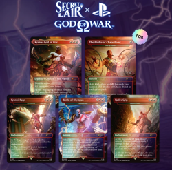 ✅ PRESALE Secret Lair x God of War Greek | FOIL | Playstation Drop - Image 1