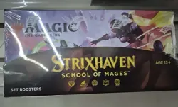 MTG Magic Strixhaven SET Booster Box (30 Packs) FACTORY SEALED - Image 1