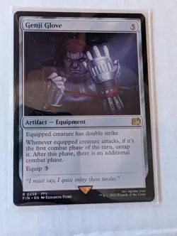 MTG / Genji Glove / FIN / #258 / Regular / Rare / NM - Image 1