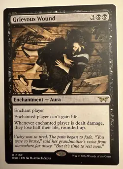 Grievous Wound - Rare - Regular - Duskmourn - 102 MTG DSK - Image 1