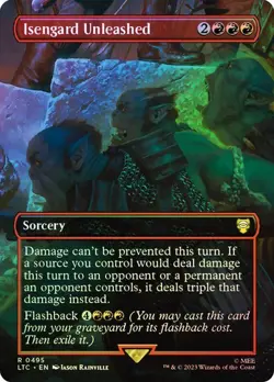 MTG - Isengard Unleashed - Borderless Foil - Lord of the Rings - Magic - Image 1