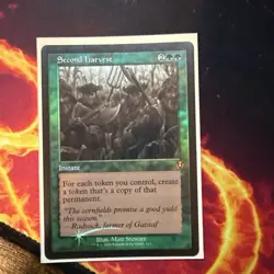 Mtg. Second Harvest. Foil Retro Frame. Innistrad Remastered. Pack Fresh - Image 1