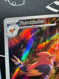 Fletchinder 199/193 Pokemon TCG S&V Paldea Evolved Illustration Rare English - Image 3