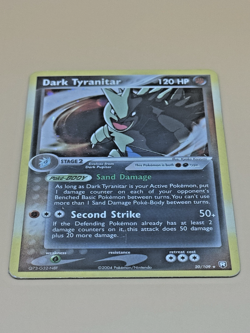 Pokemon Dark Tyranitar 20/109 EX Team Rocket Returns Deck Exclusives Holo 2004 - Image 3