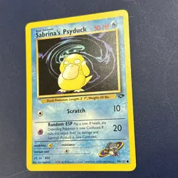 Pokemon TCG Sabrina's Psyduck Gym Challenge 99/132 Regular 1999-2000 Wizards - Image 2