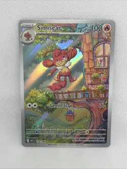2025 Pokemon SV White Flare WHT EN Simisear Illustration Rare #100/086 - Image 1