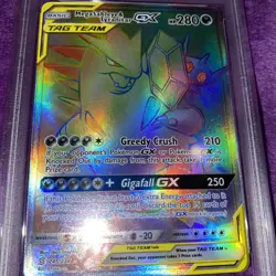2019 Pokemon Sun & Moon M.Sbleye/Tyranitar GX Unified Minds-secret-FA PSA 9 - Image 4