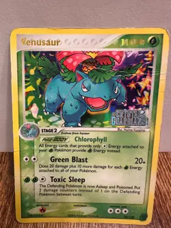 Venusaur - 28/100 Crystal Guardians Stamped Reverse Holo Rare Pokemon - HP - Image 1