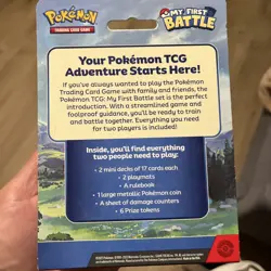 Pokemon My First Battle Two Mini Starter Decks Pikachu & Bulbasaur Sealed New EN - Image 2