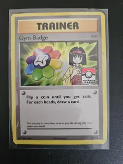 Pokemon Gym Badge XY206 - XY Black Star Promo - Erika - Evolutions - Image 1
