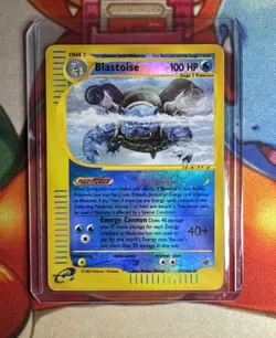 Pokemon TCG Blastoise Expedition Base Set 37/165 Reverse Holo Rare - LP/MP 💧 - Image 1
