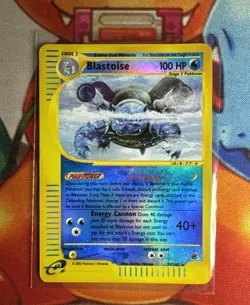 Pokemon TCG Blastoise Expedition Base Set 37/165 Reverse Holo Rare - LP/MP 💧 - Image 2