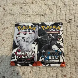 Pokemon Tcg Black Bolt And White Flare Booster Packs *HEAVY NEW SEALED - Image 1