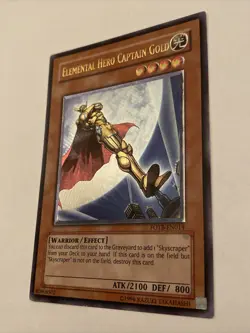 Elemental Hero Captain Gold Ultimate Rare Fotb-en014 - Image 2