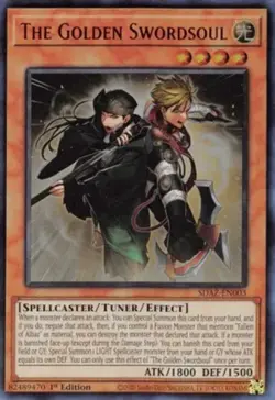 x3 The Golden Swordsoul - SDAZ-EN003 - Ultra Rare - 1st Edition Yu-Gi-Oh! M/NM - Image 1